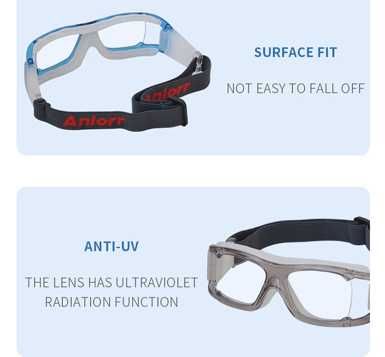 Clear Anlorr Basketball Prescription Goggles Outdoor Football Glasses Sports Eyewear
