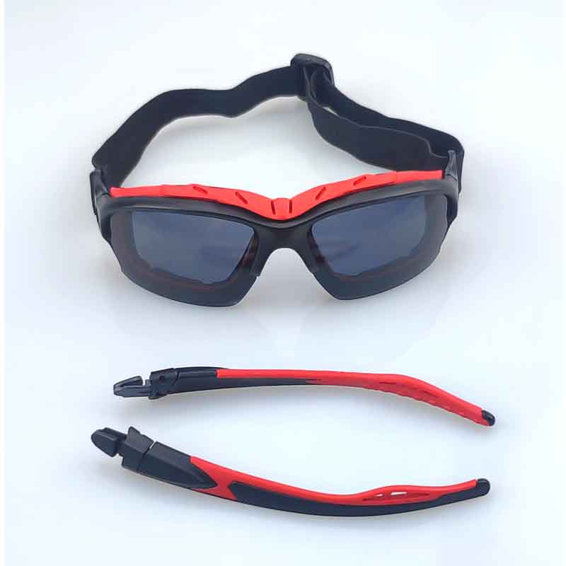 Full Frame UV400 Protection Anti Impact Safety Tactical Glasses Anti Fog Dual PC Lenses Sporty Shooting Glasses