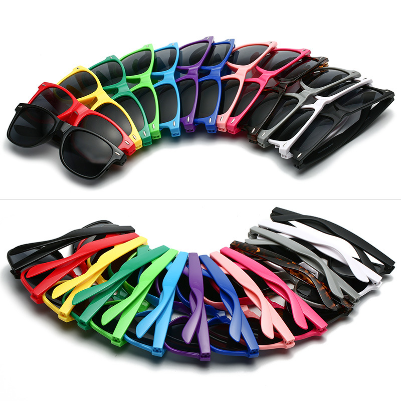 Wholesale Bulk Promotional Men Women Pc Frame Pc Lens Customer Custom Print logo Shades Sun Glasses Custom Sunglasses with logo