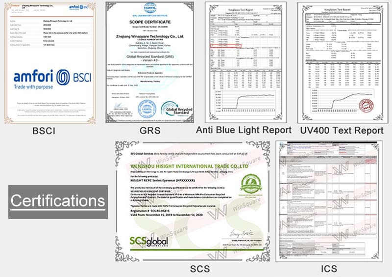 Certificates