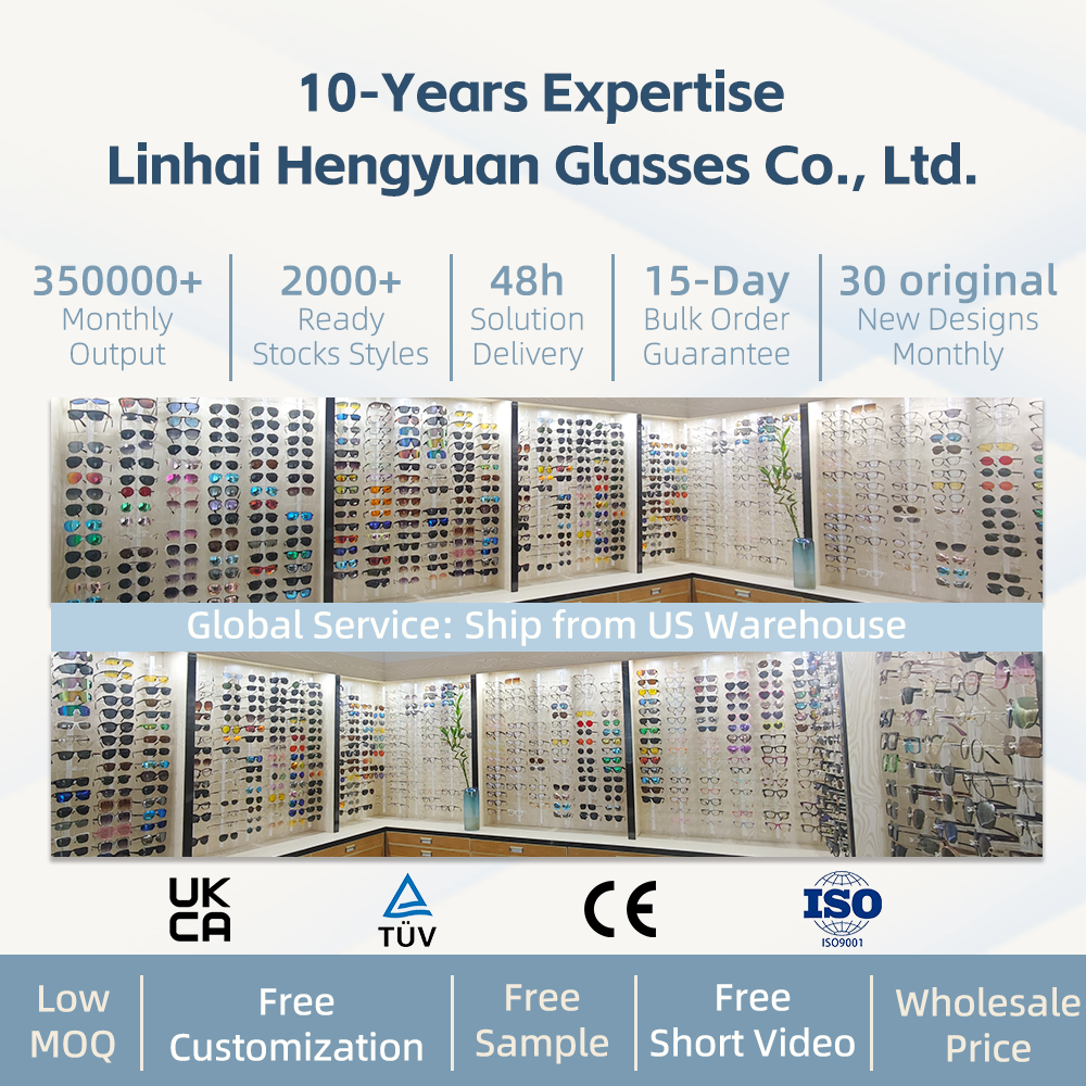 Custom Logo Geometric Sunglasses OEM Supplier | TAC Polarized Lens UV400 | CE UKCA Certified | Wholesale Factory