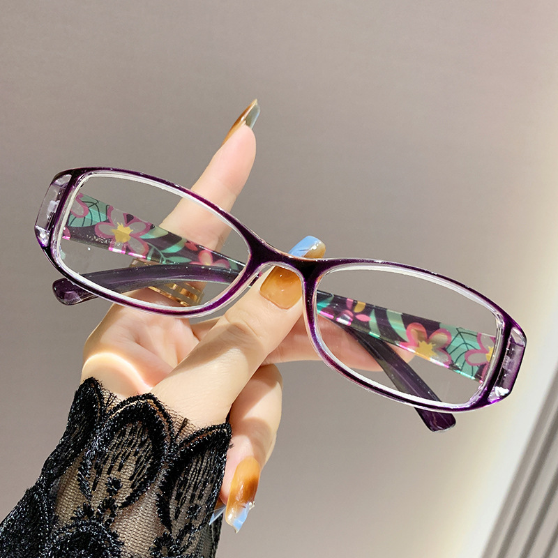 Ready Reading Glasses Blue Light Farsighted 200 250 Lunettes De Lecture Ladies Women Rectangle Small Pc