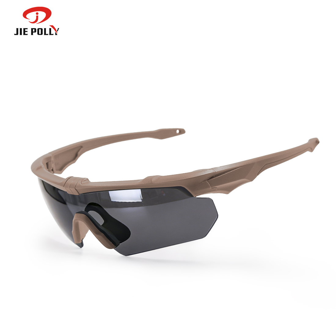 Private Label Tactical Glasses Windproof Sand Proof Adjustable Strap TR90 Frame for Riding Shooting