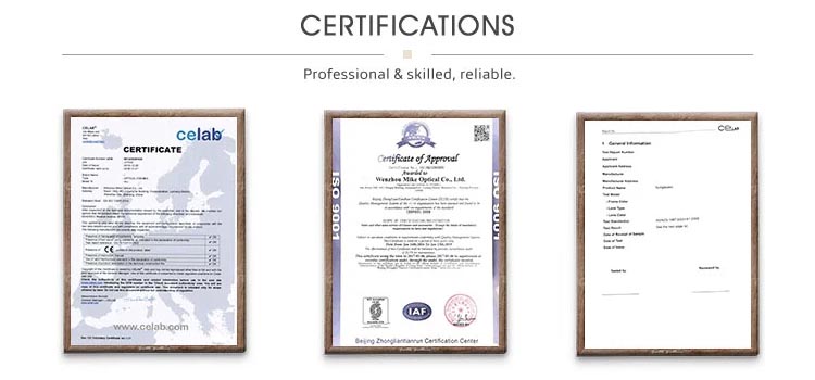 Certifications
