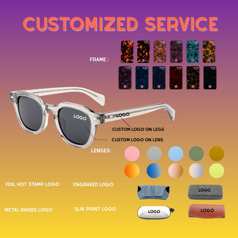 Hot Sales Acetate Frame Optical Glasses Anti-Blue Light Square Double Bridge Eyewear For Reading Office Daily Men Women Factory
