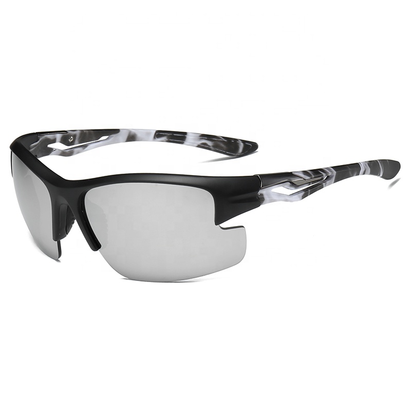 BETEGA Outdoor Riding Sports Glasses Sunglasses Men'S Uv Protection Half Frame Men'S Camouflage Sunglasses