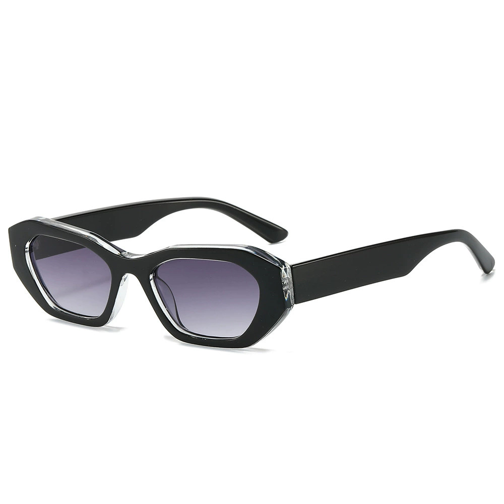 High End Small Frame Sunglasses White Acetate UV400 Resistant Customizable Logo Stylish Shades Fashion Wholesale 2025
