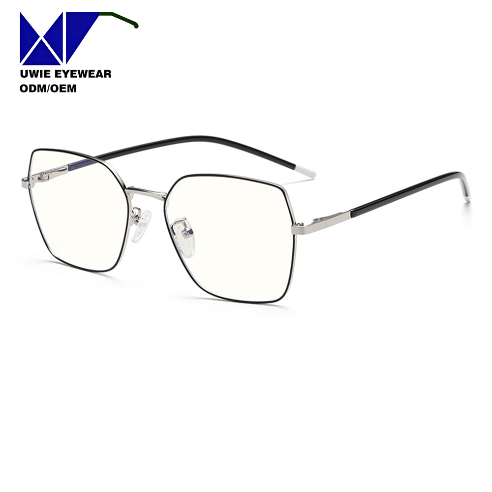 Size 52-19-141 Custom OEM TR90 Polygonal Optical Frame Anti-Blue Light for Unisex Adults ISO Certified Factory