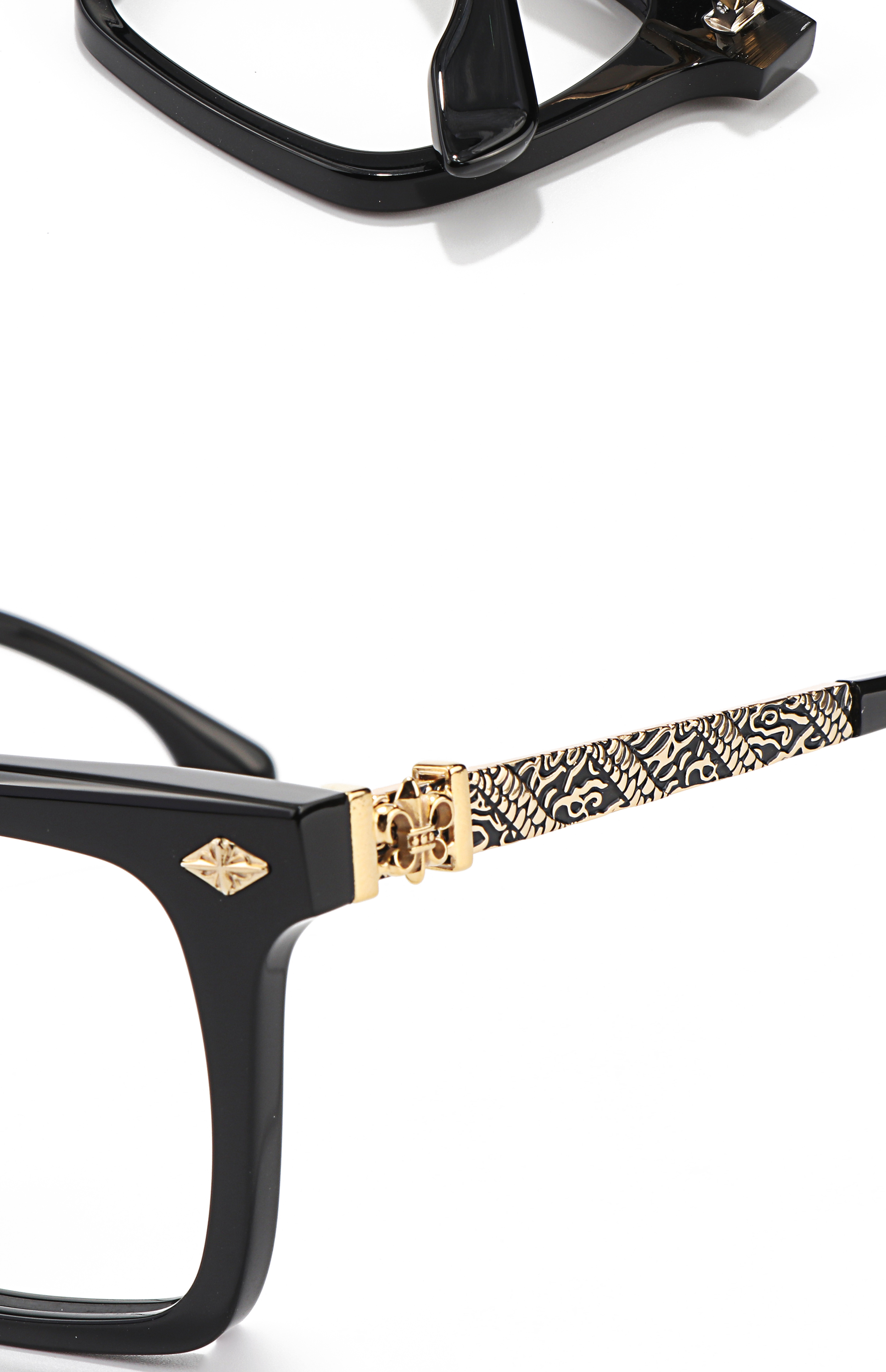 Glasses Hinge Close-up