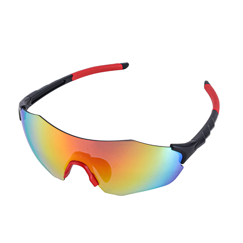 FUYUANDA 9181 TR90 Frame PC Polarized Sports Sunglasses UV Protection Blue Frame Men Women 400 Made Fujian China