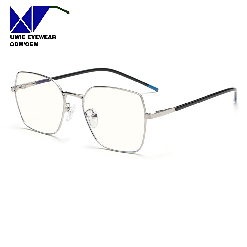 Size 52-19-141 Custom OEM TR90 Polygonal Optical Frame Anti-Blue Light for Unisex Adults ISO Certified Factory