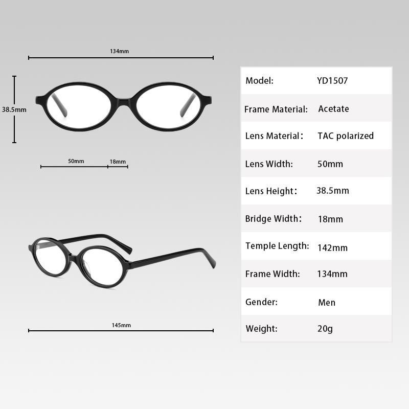 Hot Trending Retro Eyewear Small Round Blue Light Prescription Glasses Acetate Frame Optical Eyeglasses for Unisex Vogue Women