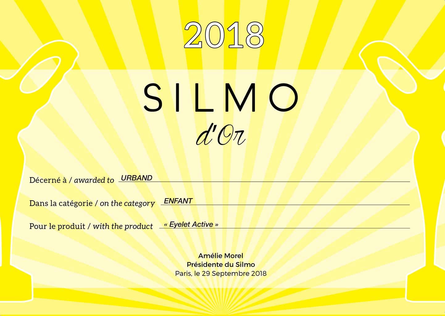 SILMO d'Or Children Category Winner for Eyelet Active