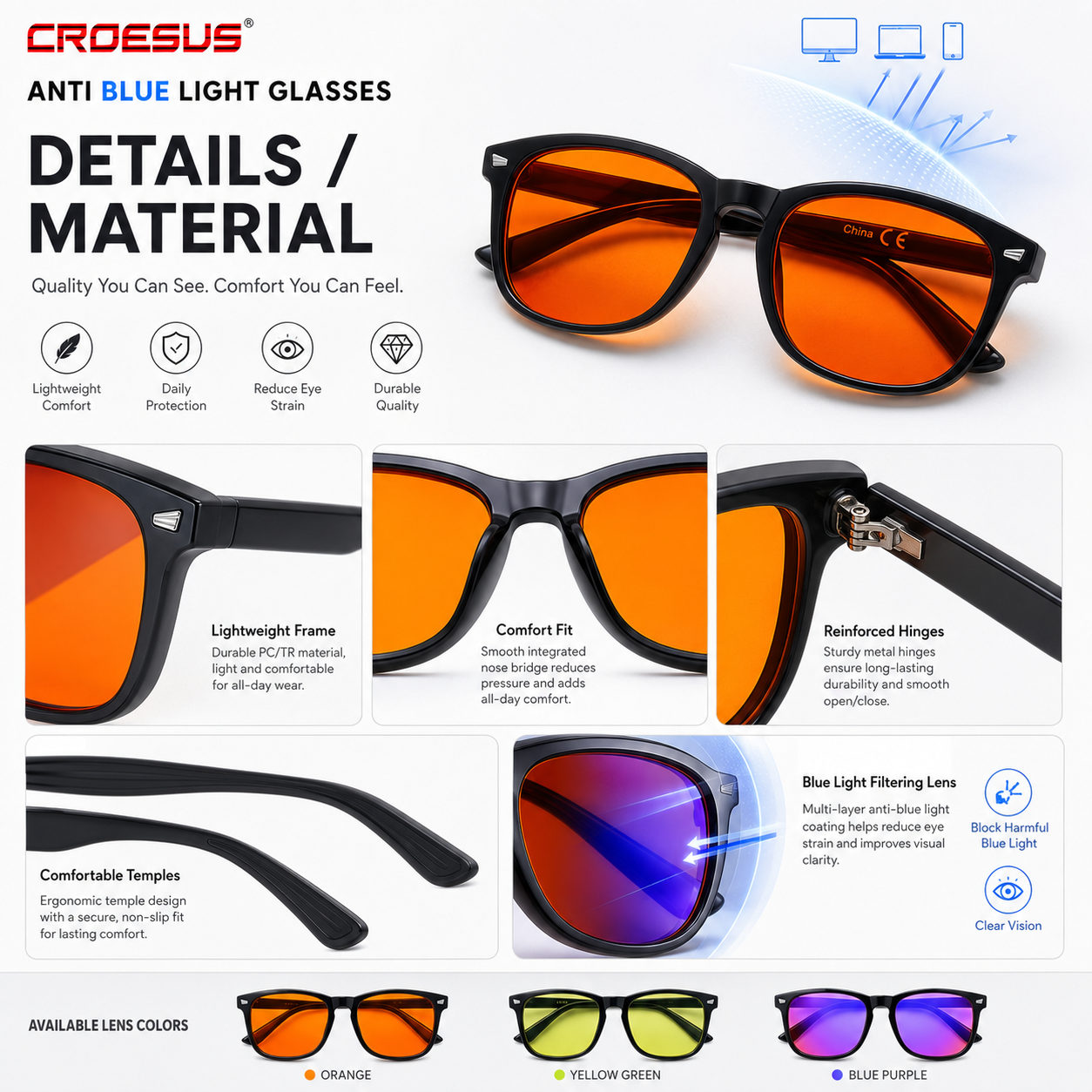 Custom Logo Wholesale Lightweight Rectangle Frames Computer Gaming Eyeglasses Block Unisex Women Men Anti Blue Light Glasses