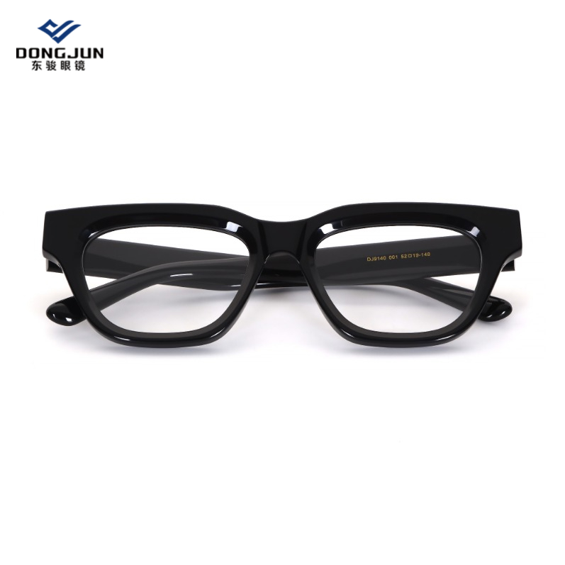 High Quality 2025 Trending Fashion Thickness Acetate Eyeglasses for Unisex Factory Direct Ready Stock