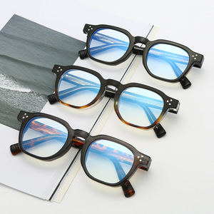 Custom Anti Blue Light Computer Glasses XYG1001 Factory Supplier Wholesale Stylish Round PC Gray Lightweight Eyewear Frames