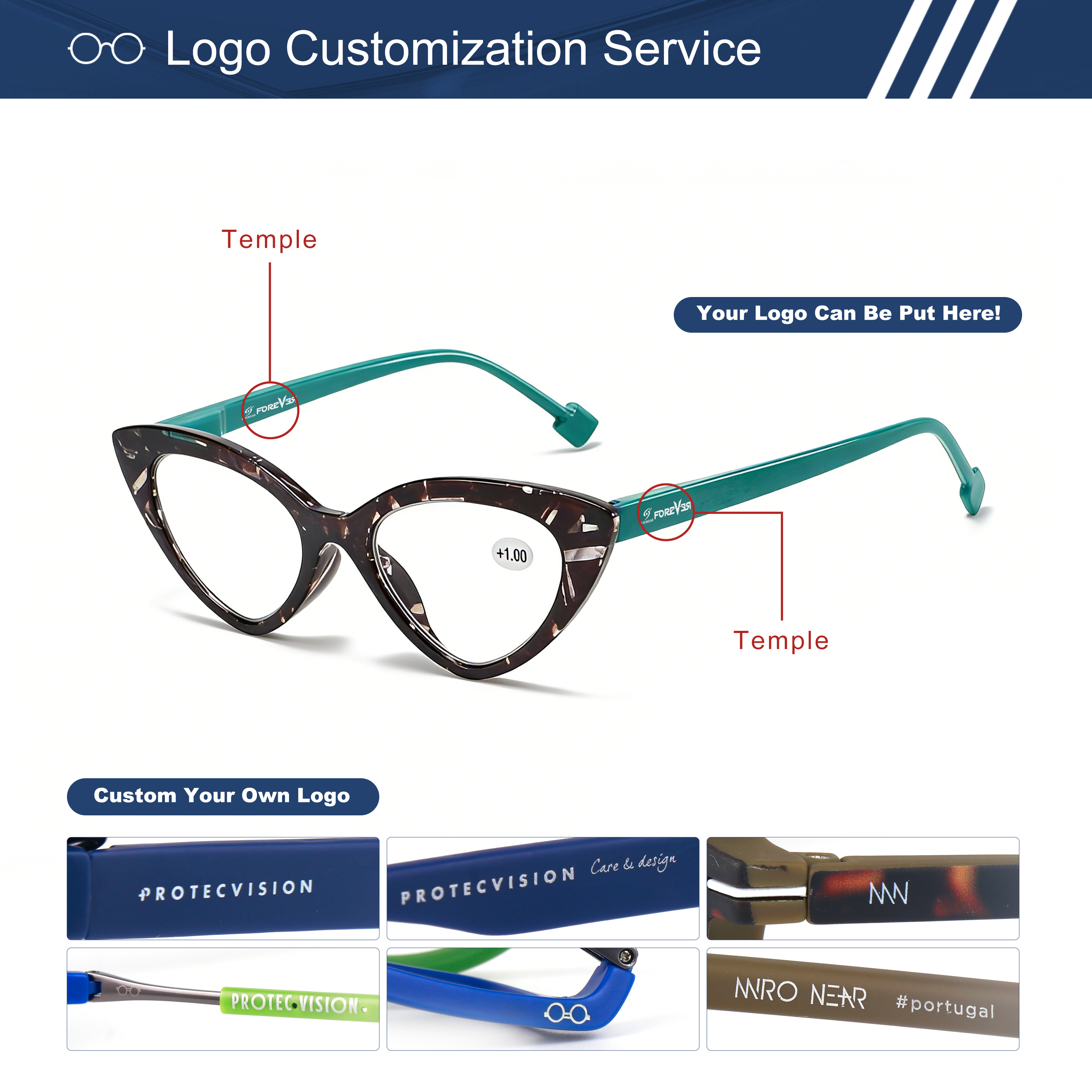 Wholesale Presbyopic Glasses Triangular Vintage Cat Eye Elderly Women