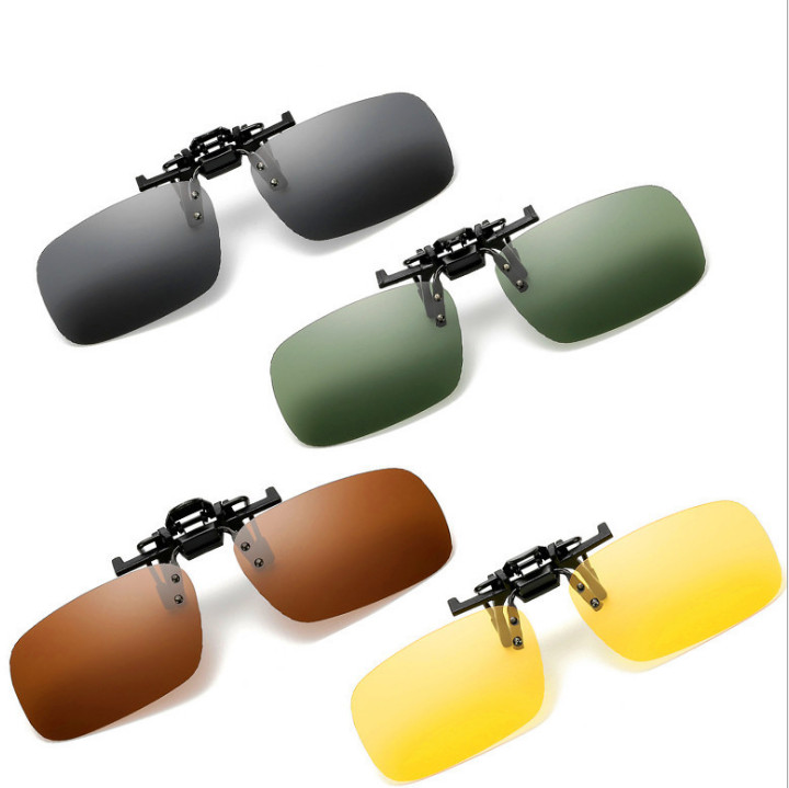 Wholesale Schmonti JP01 Tac Drivers' Prescription Sunglasses UV-400 Flip-Up Night Vision Polarized Clip-on Performance Eyewear