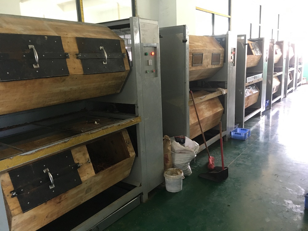 Polishing machine department