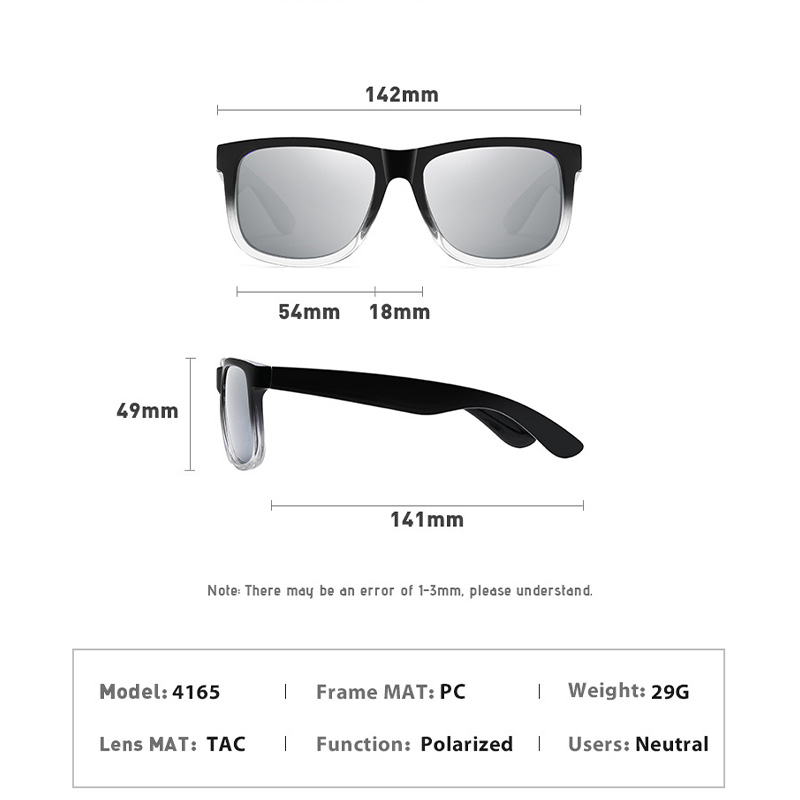 2025 ODM OEM Sports Square Polarized Men's Sunglasses Custom Logo Cycling Outdoor Eyewear Comfortable Transparent Factory