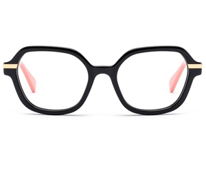 New Designer Lamination Style Fashion Optical Glasses Frame Acetate Eyeglasses Ready Stock