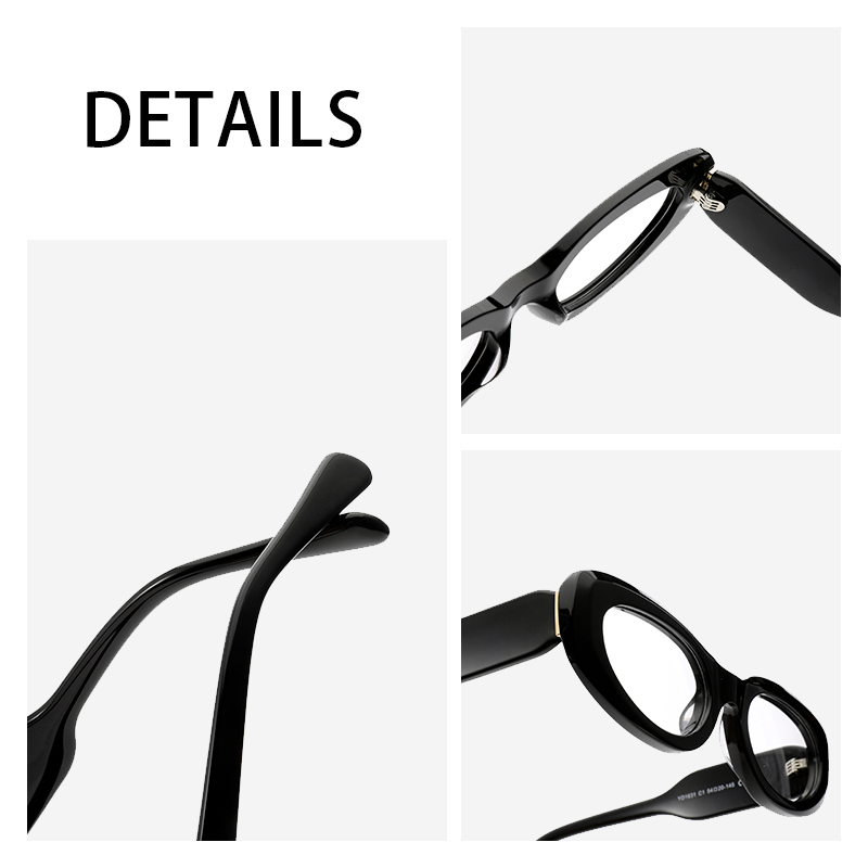 High Quality Acetate Eyeglass Frames Blue Light Blocking Full Rim Narrow Oval For Remote Work Home Office Reading Women