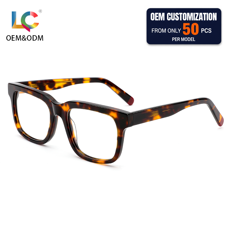 High Quality Acetate Frame Blue Light Blocking Glasses Full Rim Montura Optica For Office Computer Work Reading Women Men