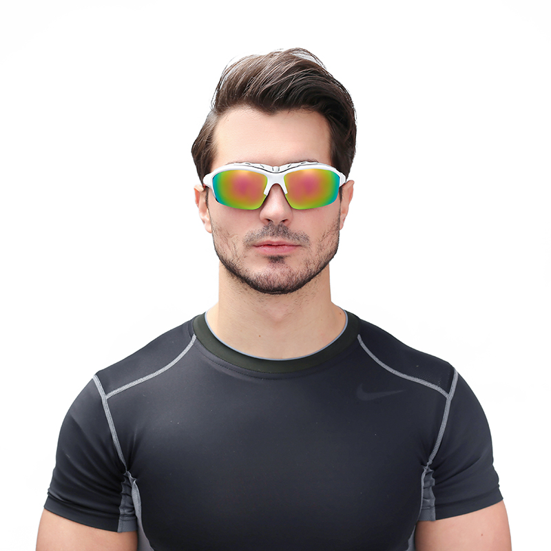 Full Frame UV400 Protection Anti Impact Safety Tactical Glasses Anti Fog Dual PC Lenses Sporty Shooting Glasses