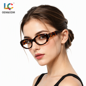 High Quality Acetate Eyeglass Frames Blue Light Blocking Full Rim Narrow Oval
