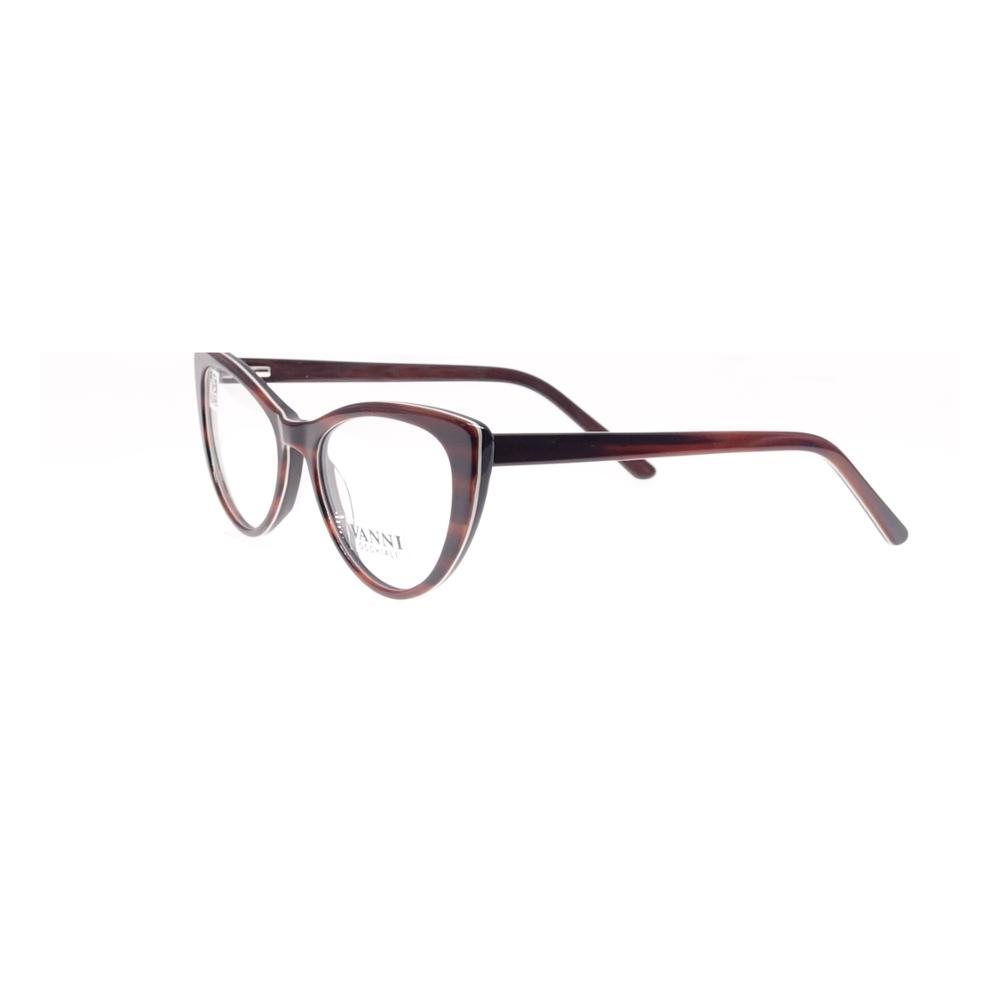 Vintage Cat Eye Fashion Acetate Eyewear German Frame with Animal Pattern Spring