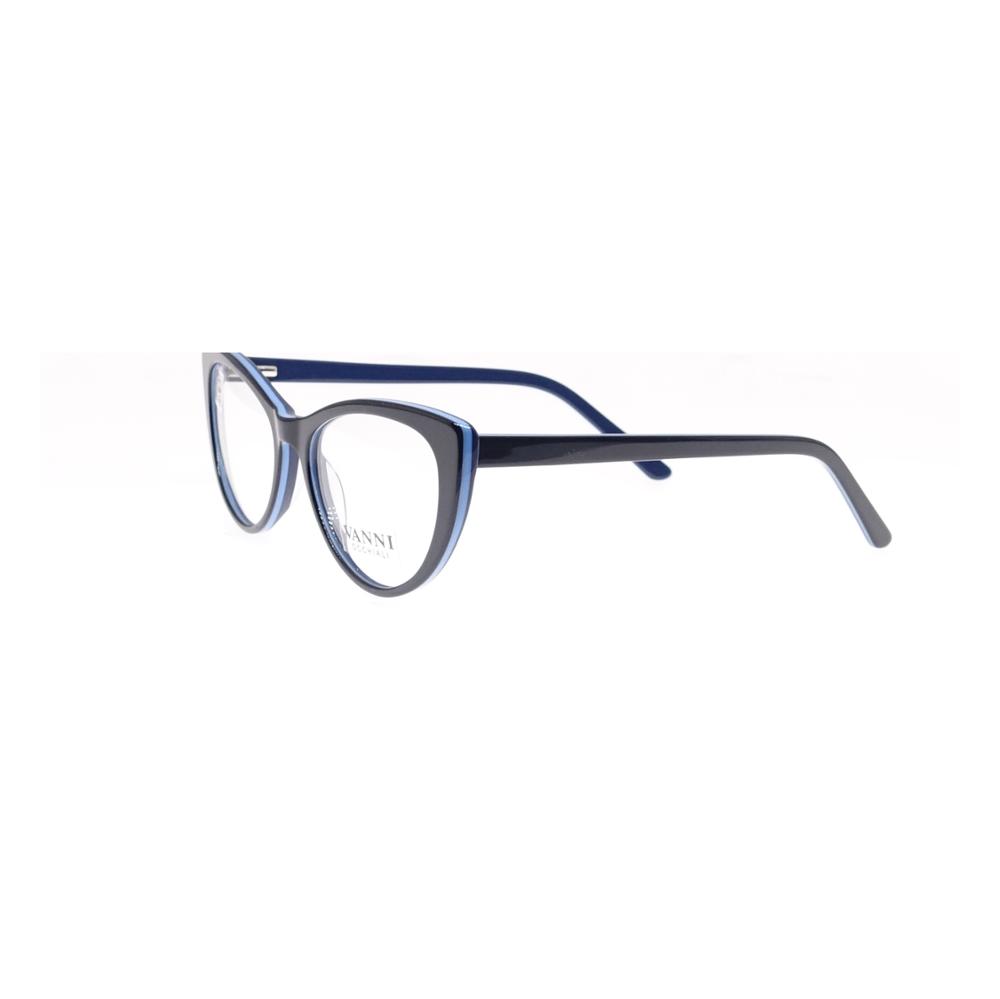 Vintage Cat Eye Fashion Acetate Eyewear German Frame with Animal Pattern Spring