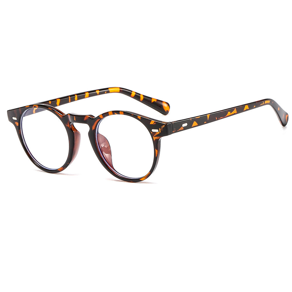 Superhot Eyewear 12846 Retro Vintage Round Optical Frame With Anti Blue Light Lenses Eyeglasses