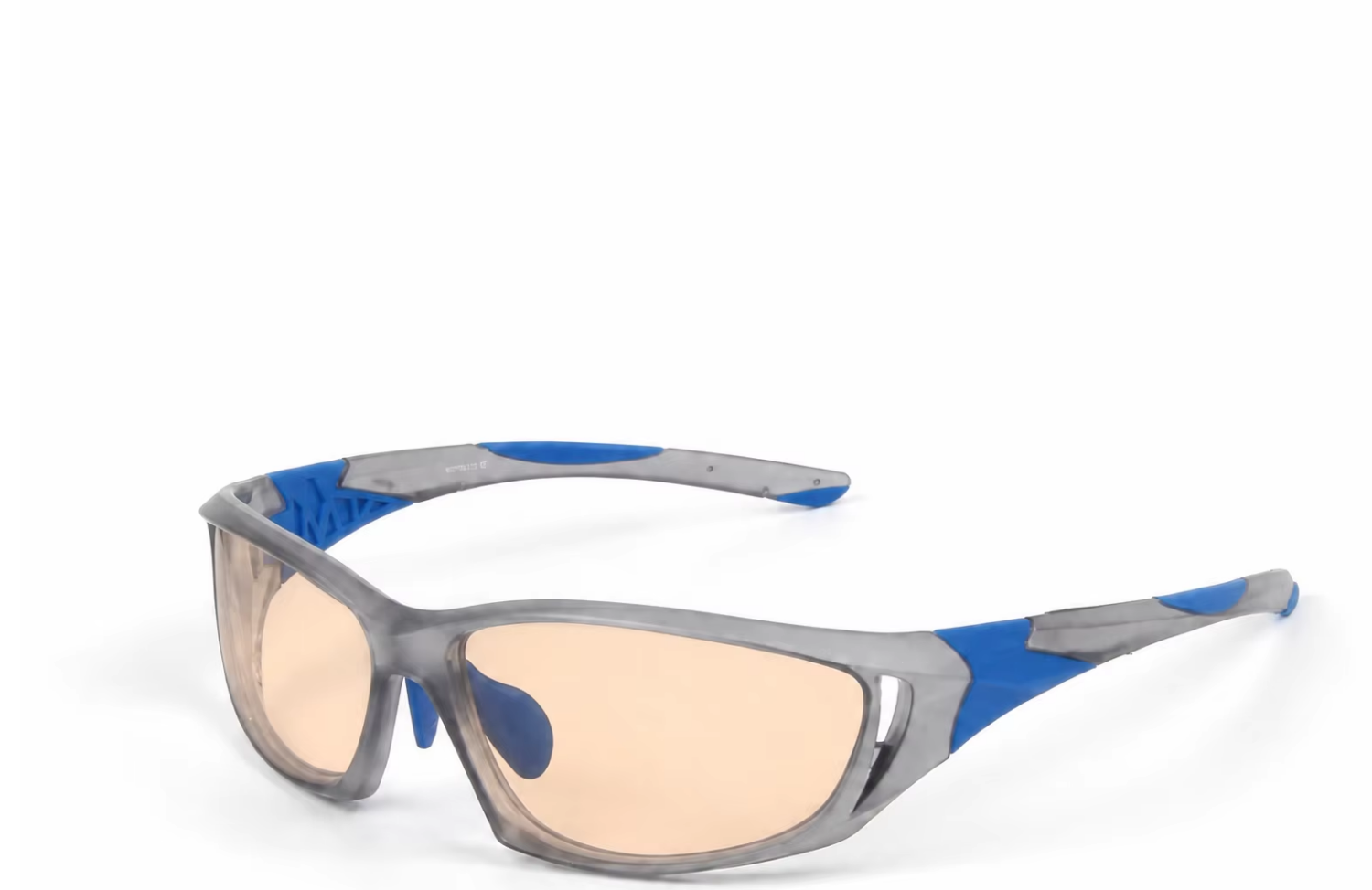 Amber Tint Pickleball Glasses Contrast Enhancing PC Lens TR90 Sports Eyewear Custom Logo OEM for Tennis and Racquetball