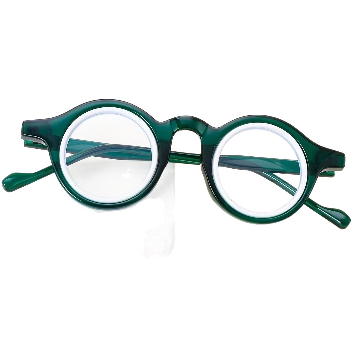 Ready Ship Custom Women's Brown Presbyopia Reading Glasses Anti Blue Light Anti Fatigue for Work Home Big Face Small +1.25 +2.50