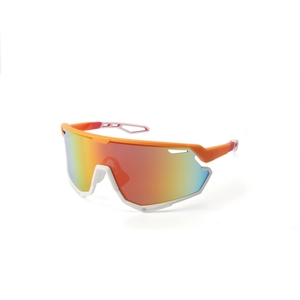 FUYUANDA 9181 TR90 Frame PC Polarized Sports Sunglasses UV Protection Blue Frame Men Women 400 Made Fujian China