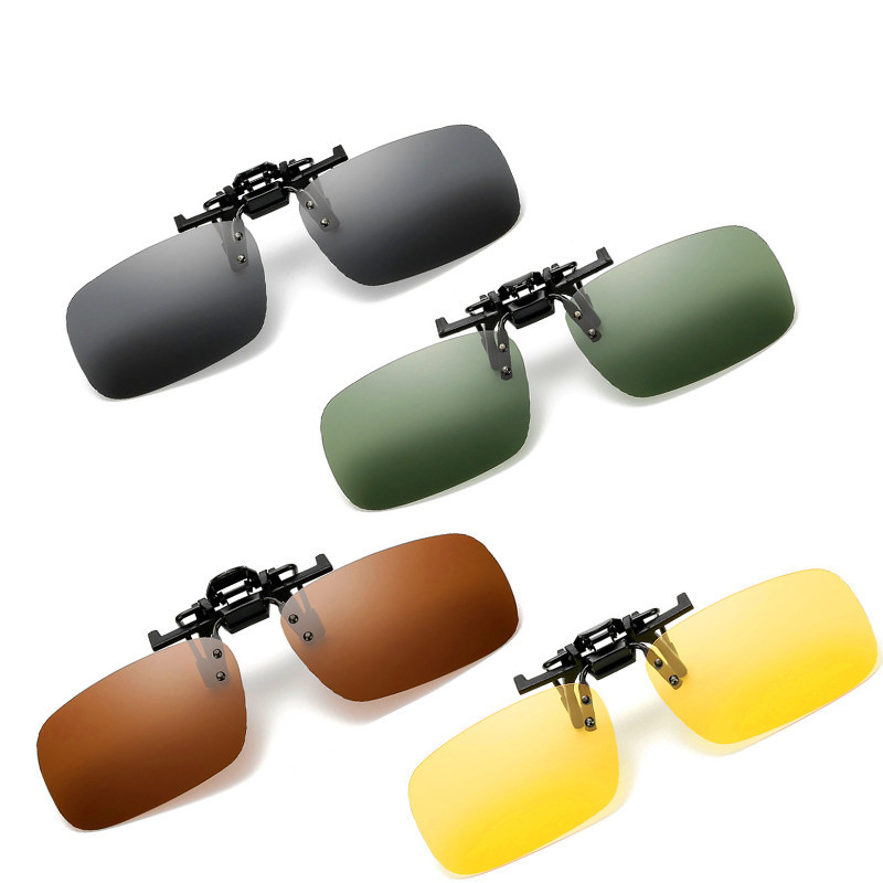 Wholesale Schmonti JP01 Tac Drivers' Prescription Sunglasses UV-400 Flip-Up Night Vision Polarized Clip-on Performance Eyewear