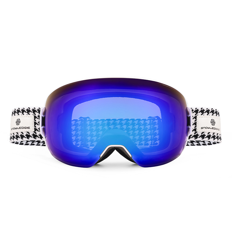HUBO 29 Polarized Laser Ski Goggles OTG Anti-Fog Prescription Snowboard Sports Eyewear for Glare and Tree Skiing