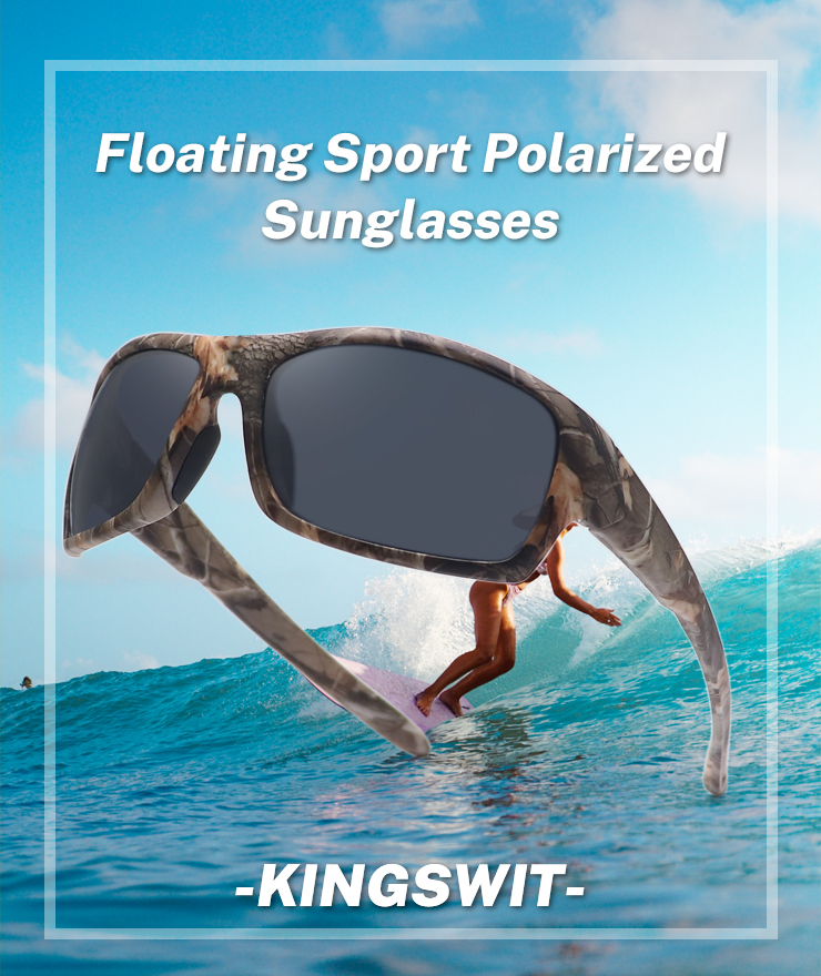 2022 UV400 Floating Sunglasses Custom Logo Sport Eyewear for Men Women Camouflage Polarized Lens Tac Frame for Fishing Driving
