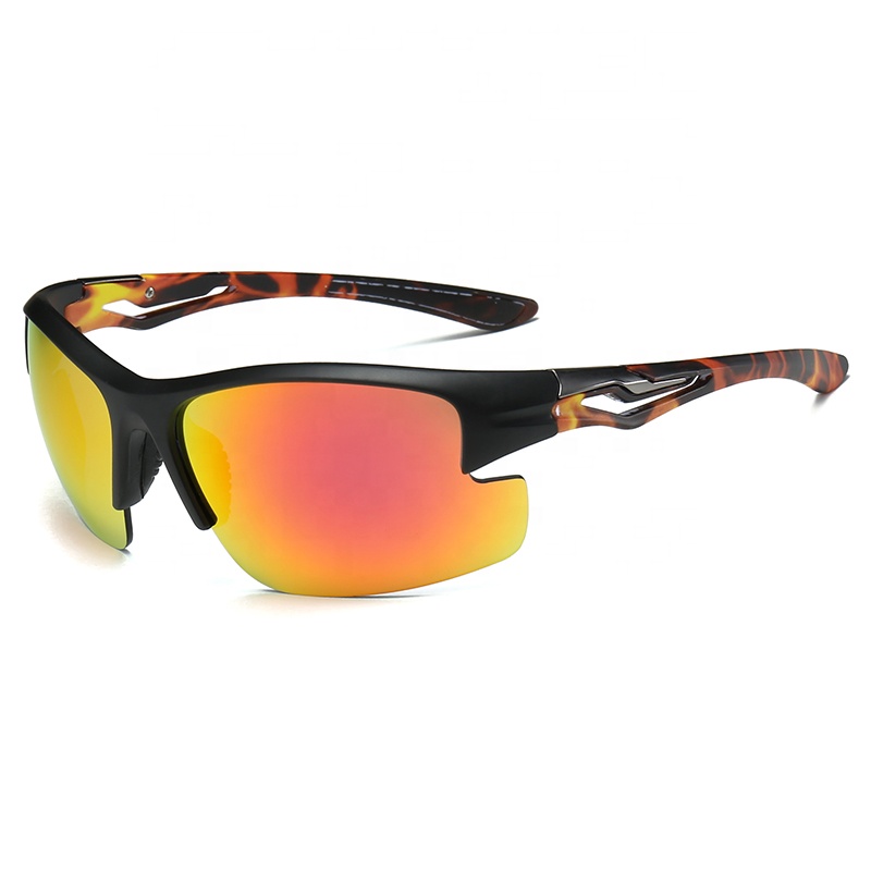 BETEGA Outdoor Riding Sports Glasses Sunglasses Men'S Uv Protection Half Frame Men'S Camouflage Sunglasses