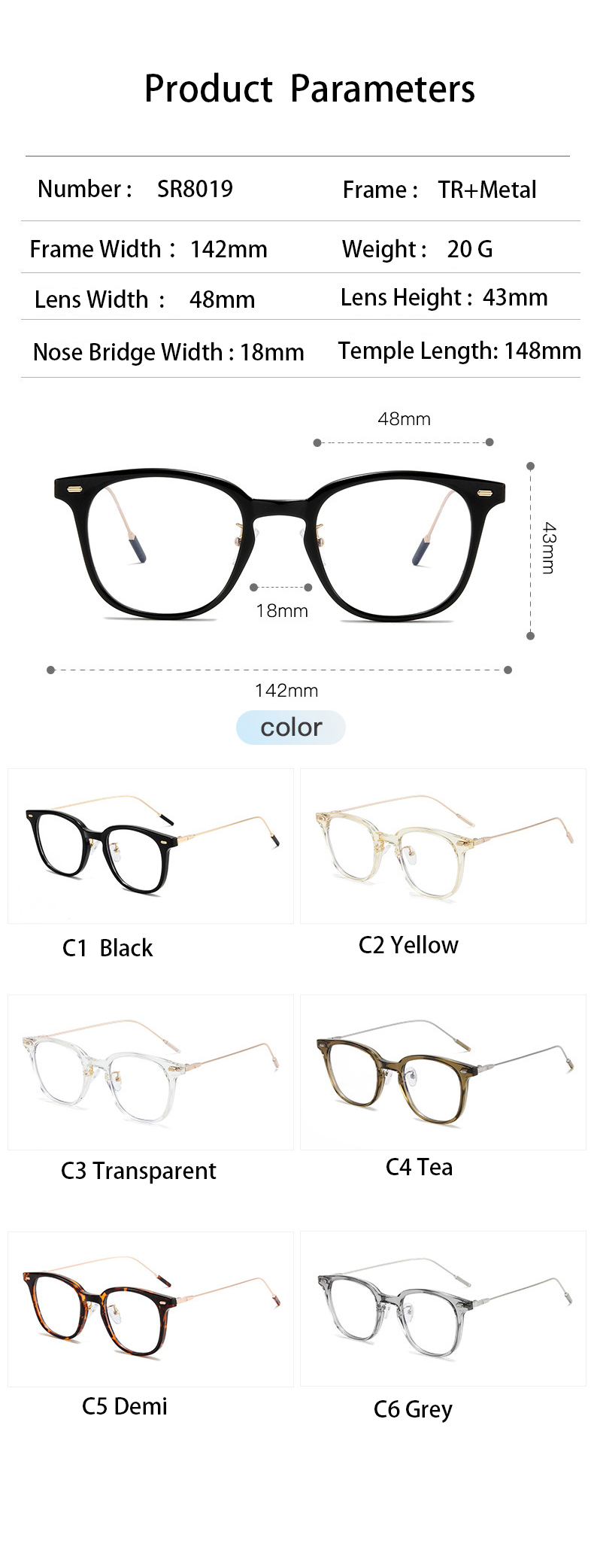 Eyewear Frame Detail