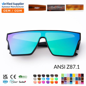 ANSI Z87 Safety UV400 Sunglasses LB3408 Custom Pivate Label Logo High Quality Outdoor Sports Riding Glasses