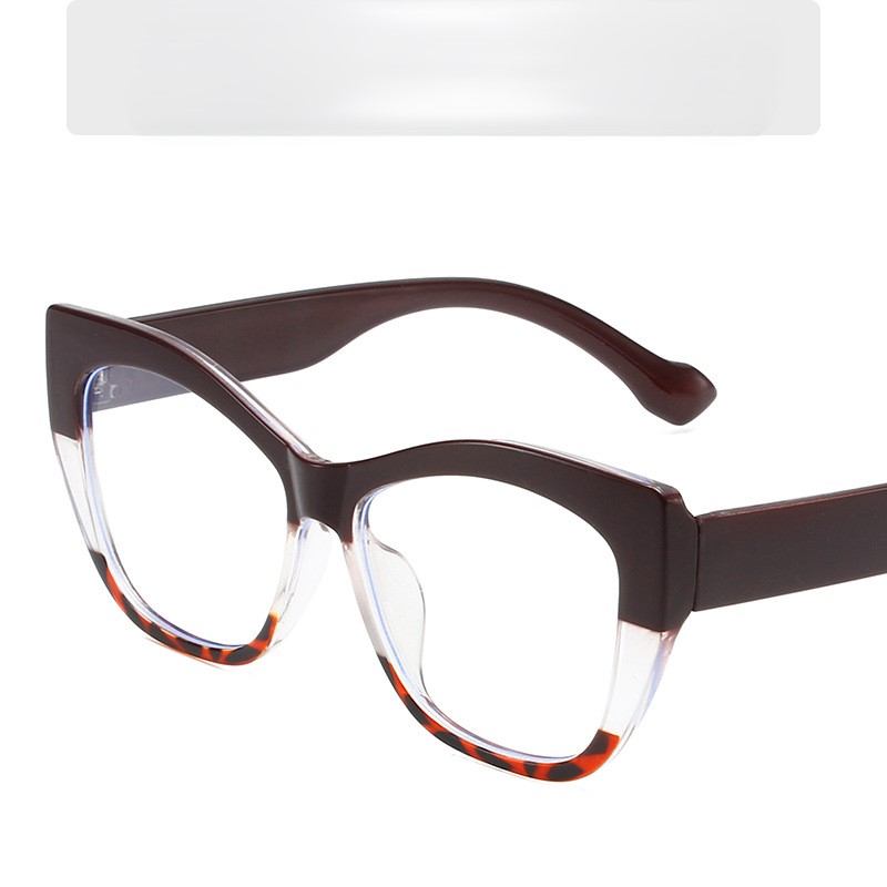 Stylish Glasses Anti-Blue Light Glasses Cat Eye Frame Non-Prescription Glasses