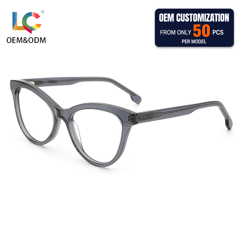 Manufacturers Modern Cat Eye Design Acetate Optical Glasses Frames Monturas De Acetato For Daily Decoration Work Women Eyewear
