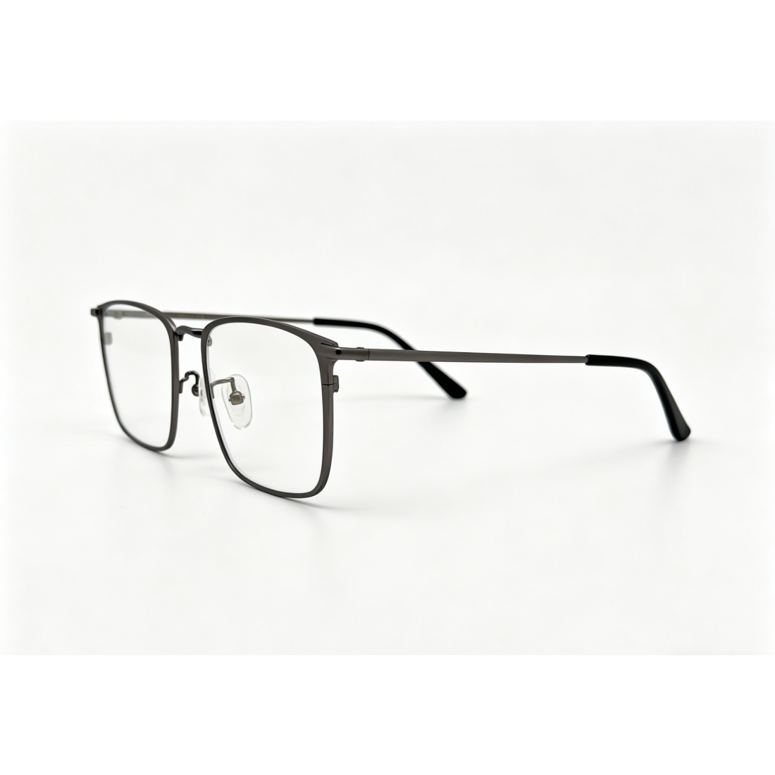 Premium Men's Fashion Full Rim Stainless Steel Optical Eyeglasses with Anti-Blue Light Lenses