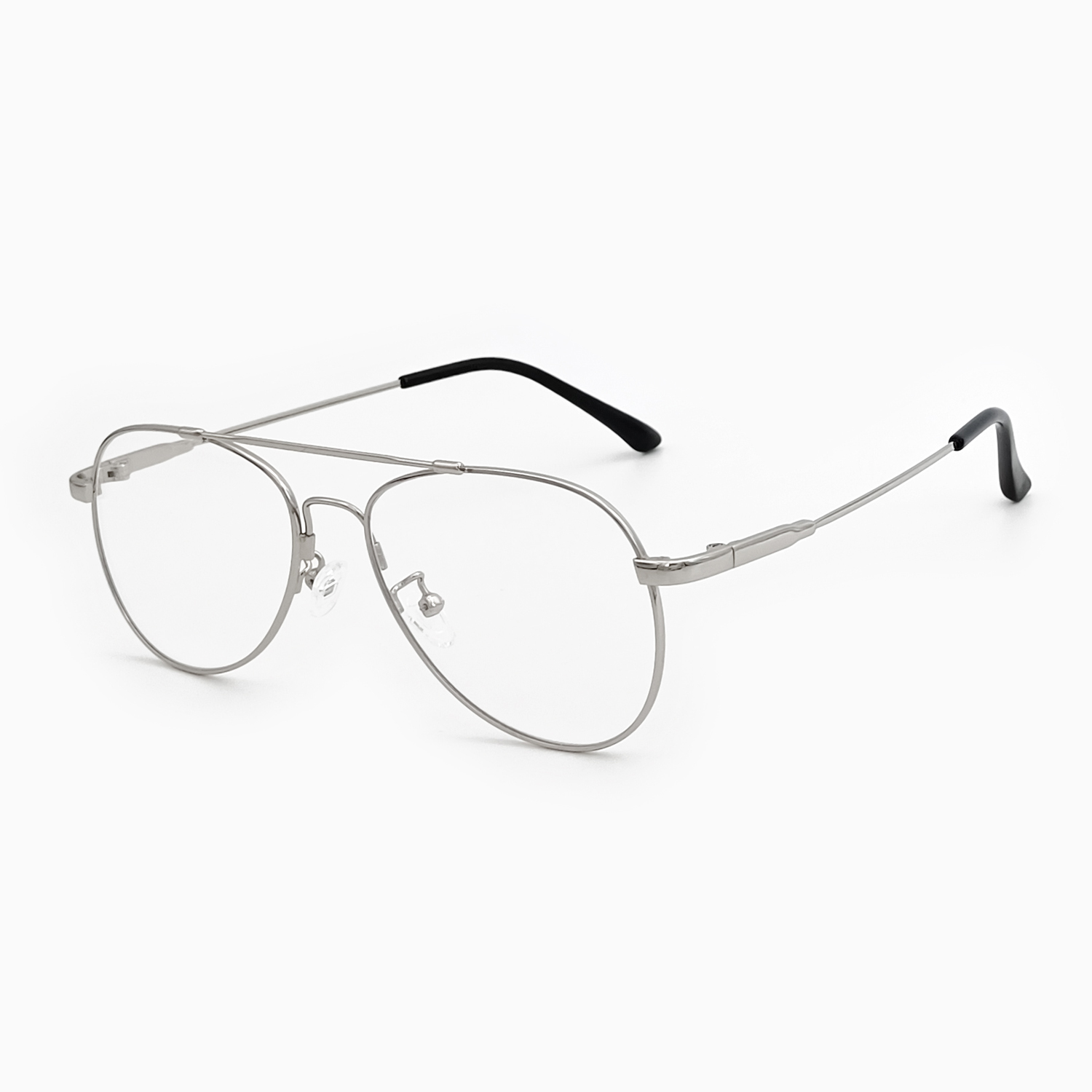F03442M Unisex Classic Print Aviation Titanium Optical Frames Memory Trendy Style Prescription Eyeglasses All Face Made ZHEJIANG