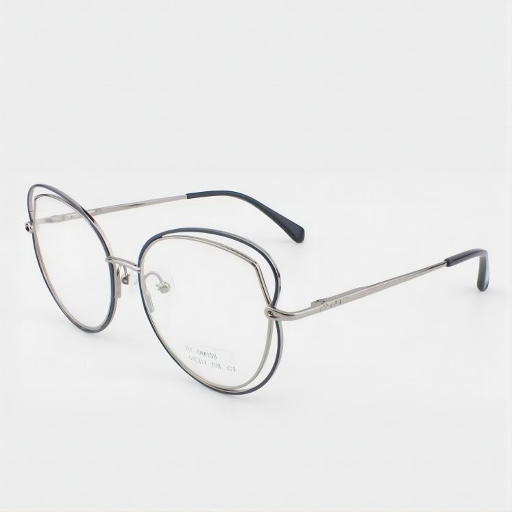 RT-OM108 Irregular Design OEM Wholesale Custom Optical Glasses Metal Unique Stainless Steel Eyeglasses Frames