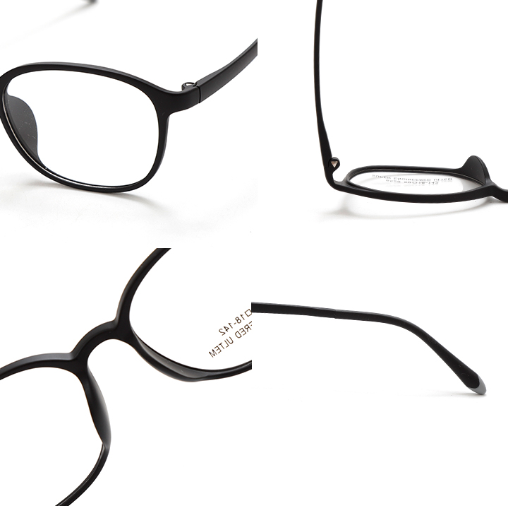 Danyang Custom Optic Eyewear Square Foldable Eyeglasses with ULTEM Frame Online Wholesale for Myopic Eyesight