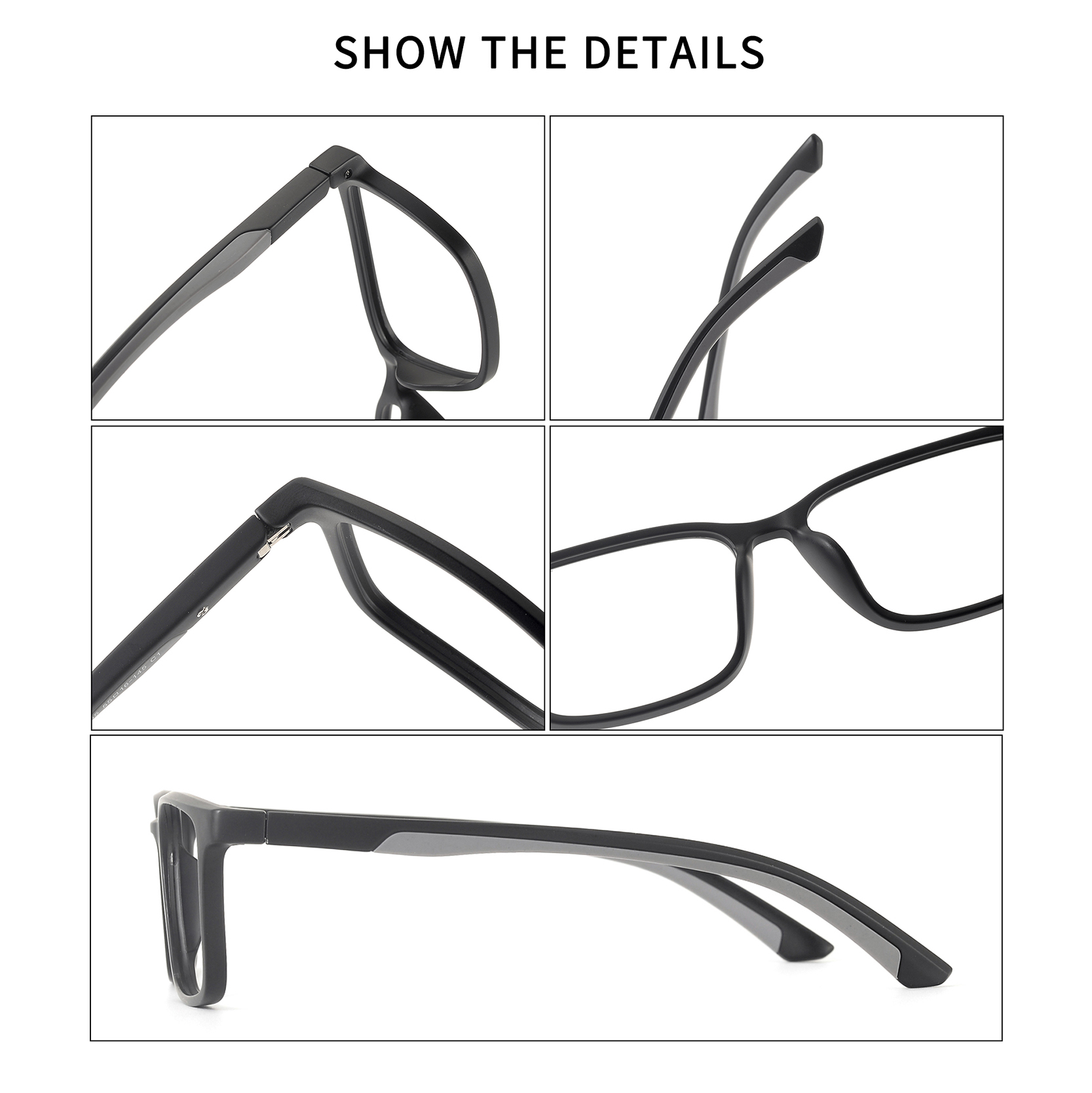 SH70055 Eyewear Frame Optical Ultem Eyewear Unisex Eyewear for Men Women Full Frame Ideal for Daily Wear Eyeglasses Ready Stock