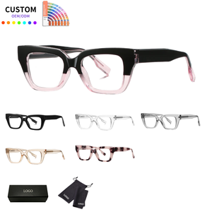 Optical Frames Random Mix New Trend High Quality Classic Full Rim TR Frame Cp Temple Custom Logo case Wholesale for Woman