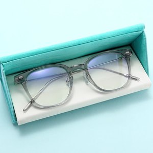 Glass Wholesale Anti Blue Light Mens TR90 Glasses Spectacle Small Squared Optical Frames
